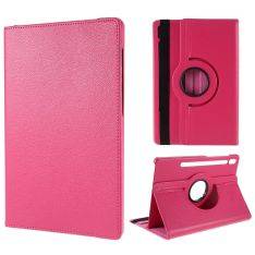 Samsung Galaxy Tab S8 Plus / Tab S8 Plus 5G - Læder cover 360 grader roterbar - Rosa
