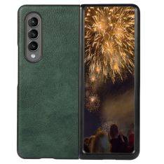Samsung Galaxy Z Fold4 5G - Slim læder Hard cover - Grøn