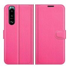 Sony Xperia 5 III 5G - Læder cover / pung - Rosa