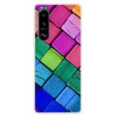 Sony Xperia 5 III 5G - Gummi cover - Printet Design - Firkanter