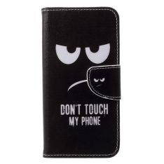 Huawei P20 Pro - Mønstret cover / pung - Do Not Touch My Phone