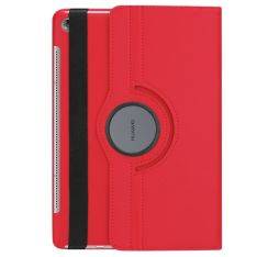 MediaPad M5 10/M5 Pro - Læder cover/etui med 360 grader funktion - Rød