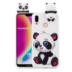 Huawei P20 Lite - Gummi cover med 3D figur - Bedårende panda