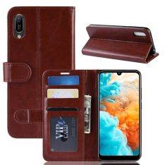 Huawei Y6 (2019) / Y6s (2019) - Læder cover / pung - Brun
