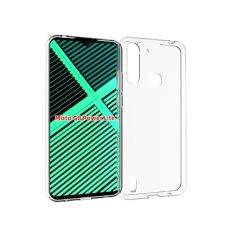 Motorola G8 Power Lite - Shockproof gummi cover - Transparent