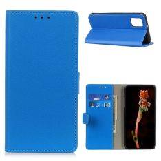 Motorola G9 Plus - Læder cover / pung - Blå