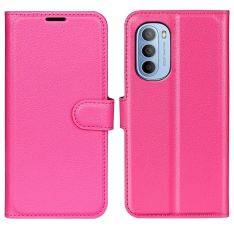 Motorola Moto G31 4G/G41 4G - Læder cover / pung - Rosa