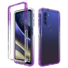 Motorola G51 5G - Gradient Hybrid cover - Lilla