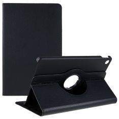 Lenovo Tab M10 Plus (Gen 3) - Læder cover 360 grader roterbar - Sort