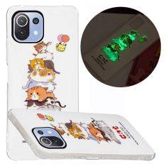 Xiaomi Mi 11 Lite 4G/5G - Gummi cover - Printet Design - Kat