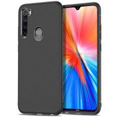 Xiaomi Redmi Note 8 2021 - Jazz Series gummi cover - Sort
