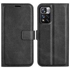 Xiaomi Redmi Note 11 Pro+ 5G - Læder cover / pung - Sort