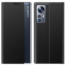 Xiaomi 12/12X - Smart View Window læder cover - Sort