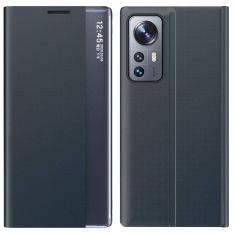 Xiaomi 12/12X - Smart View Window læder cover - Safir