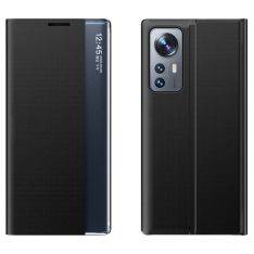 Xiaomi 12 Pro - Smart View Window læder cover - Sort