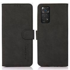Xiaomi Redmi Note 11 4G/Note 11s 4G - KHAZNEH læder cover / pung - Sort