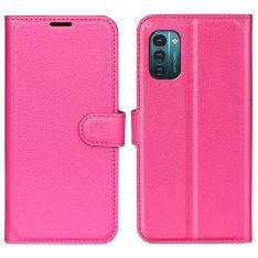 Nokia G11/G21 - Læder cover / pung - Rosa