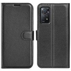 Xiaomi Redmi Note 11 Pro 4G / Redmi Note 11 Pro 5G - Læder cover / pung - Sort