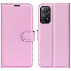 Xiaomi Redmi Note 11 Pro 4G / Redmi Note 11 Pro 5G - Læder cover / pung - Pink