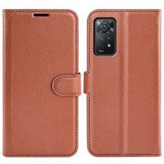 Xiaomi Redmi Note 11 Pro 4G / Redmi Note 11 Pro 5G - Læder cover / pung - Brun