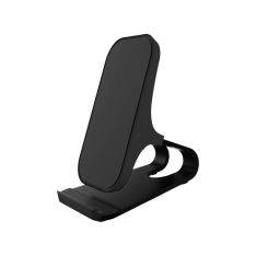 Air 2-i-1 Trådløs oplader - 15W HURTIG oplader - Holder & Trådløs oplader - Sort