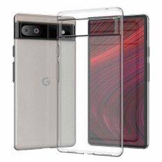 Google Pixel 6a - Ultratynd shockproof gummi cover - Transparent