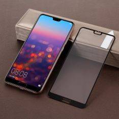 Huawei P20 - RURIHAI hærdet beskyttelsesglas m/ komplet dækning - Sort
