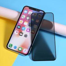 iPhone XS Max - Hærdet beskyttelsesglas med Anti-Spy m/komplet dækning