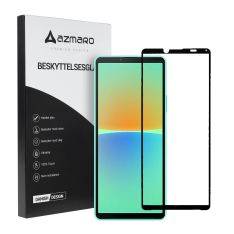 Sony Xperia 10 IV - Azmaro Premium hærdet beskyttelsesglas - Komplet dækning