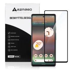 Google Pixel 6a - Azmaro Premium hærdet beskyttelsesglas - Komplet dækning