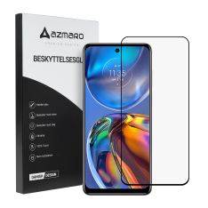 Motorola Moto E32 - Azmaro Premium hærdet beskyttelsesglas - Komplet dækning