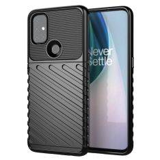 OnePlus Nord N10 5G - Thunder Series Gummi cover - Sort