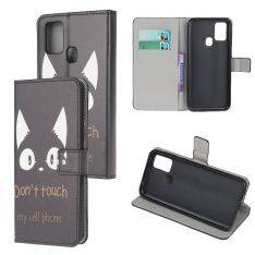 OnePlus Nord N10 5G - Læder cover / pung - Med printet Design - Don´t Touch My Phone