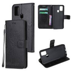 OnePlus Nord N100 5G - Læder cover / pung - Med printet Design - Sort