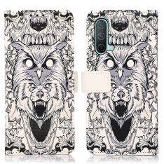OnePlus Nord CE - Læder cover / pung - Printet design - Dyremønster