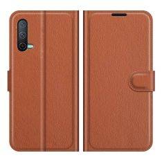 OnePlus Nord CE 5G - Læder cover / pung - Brun