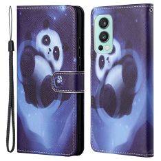 OnePlus Nord 2 5G - Læder cover / pung - Printet design - Panda