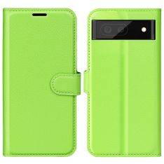 Google Pixel 7 Pro - Læder cover / pung - Grøn