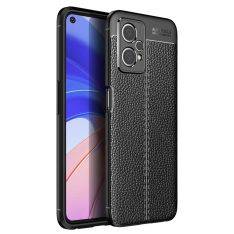 OnePlus Nord CE 2 Lite 5G - Gummi cover - Læder design - Sort