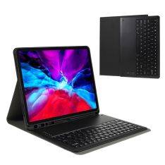 iPad Pro 12.9 (2022/2020/2018) - Bluetooth/trådløs Tastatur DANSK layout m/aftagelig etui/cover - Sort