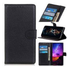 Nokia 3.2 - Læder flip cover / pung - Sort
