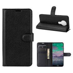 Nokia 3.4 - Læder cover / pung - Sort