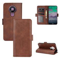 Nokia 3.4 - Unique læder cover / pung - Brun