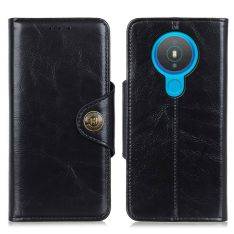 Nokia 1.4 - Vintage læder cover / pung - Sort