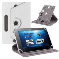 Universal iPad / tablet læder cover 9-10.1" - Hvid