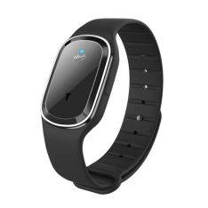 Armbånd med Ultrasonisk effekt - Afviser myg - Perfekt til camping, Fisketure, gåture mm - Sort