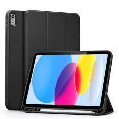 iPad 11 A16 (2025) / iPad 10.9 (2022) - ESR Rebound Pencil Tri-Fold Smart cover - Sort