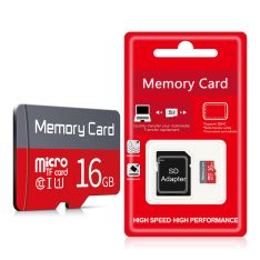 16GB MicroSD TF Hukommelseskort Class 10 - inkl. SD kort Adapter