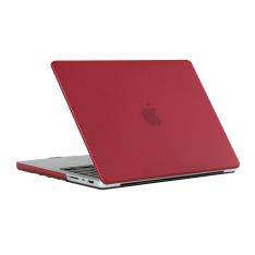 MacBook Pro 16 M5/M4/M3/M2/M1 (2026-2021) - DOT Hard cover front + Bagcover - Rød