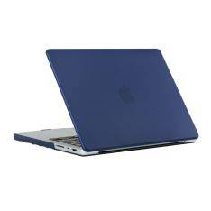 MacBook Pro 16 M5/M4/M3/M2/M1 (2026-2021) - DOT Hard cover front + Bagcover - Mørkeblå
